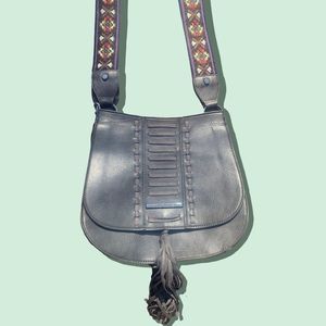 Steve Madden Crossbody Purse with Embroidered Strap